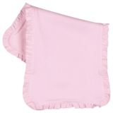 Blank Infant Burp Cloth - Ruffle